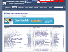 Tablet Screenshot of indianrealestateboard.com